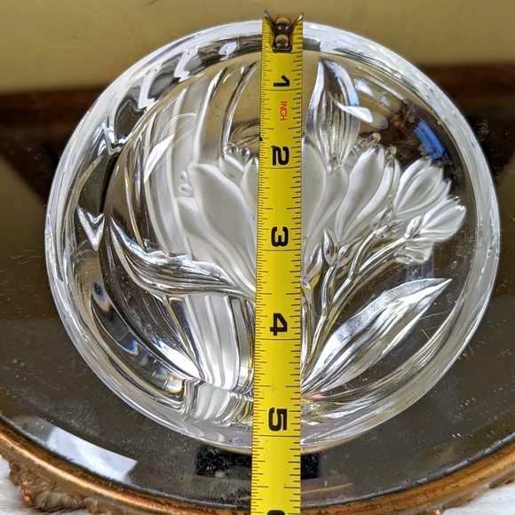 Studio Nova Gilded Iris Round Candy Dish or Trinket Dish 5” Made in Japan - Picture 2 of 7